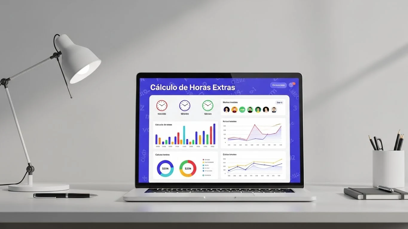 Cálculo de intervalos e horas de trabalho com calculadora de horas